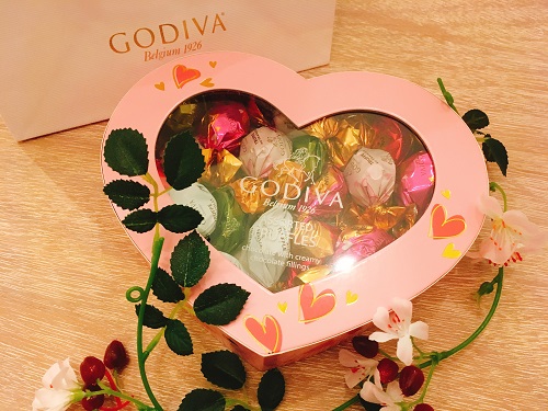 GODIVAのアソートチョコレートの外装写真