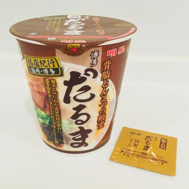 博多だるまカップ麺の商品写真