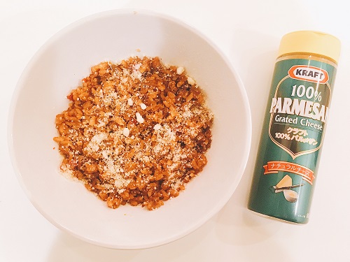 銀座カリーピラフとナチュラルチーズの写真