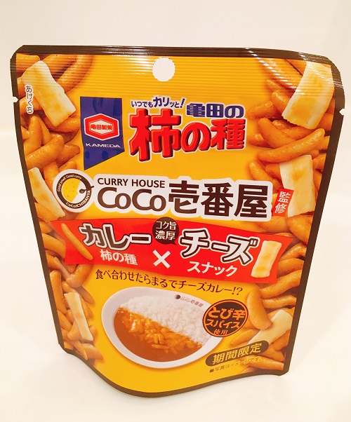 CoCo壱番屋プロディユースの柿の種の商品写真
