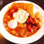 奇跡の親子共演!チキン三昧カレーにトッピング「半熟タマゴ&タルタルソース」♬