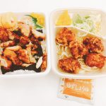 初めて食べた?ほっかほっか亭☆とり肉弁当と唐揚げ弁当おかず