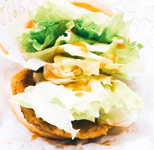 クリームチーズテリヤキバーガーの商品写真