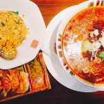 ピリ辛だけど濃い味わい!四川拉麺と最後はライチでサッパリと♬