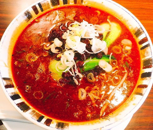 四川拉麺の黒胡麻担担麺