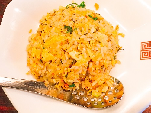 四川拉麺のチャーハン