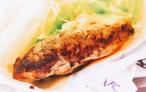 ケンタッキーのスパイシーチキンラップ