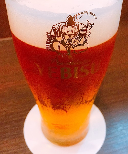 YEBISUビールと三福亭