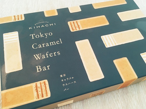 キハチの東京キャラメルウエハースバーの外装