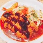 名古屋名物が詰まった贅沢な~♬ 味噌カツあんかけスパ☆