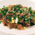ニンニクとお肉がたっぷり!コストコさんのビーフガーリックライス♡