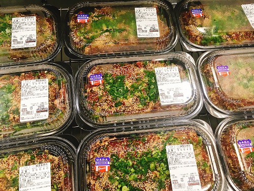 コストコ プルコギビーフの陳列写真