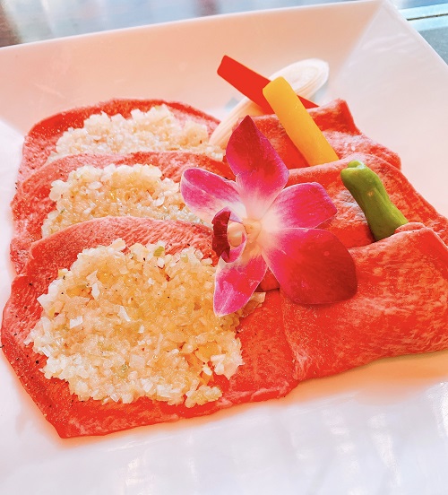 叙々苑の上ネギタン塩焼