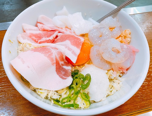 ヴァンサン名物玉を焼く前