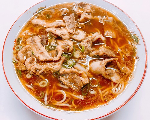 いのたに鳴門店の中華そば肉入り(大)