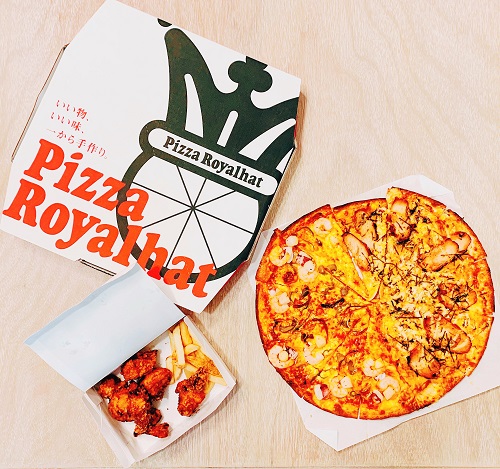ピザロイヤルハットのピザとから揚げBOX