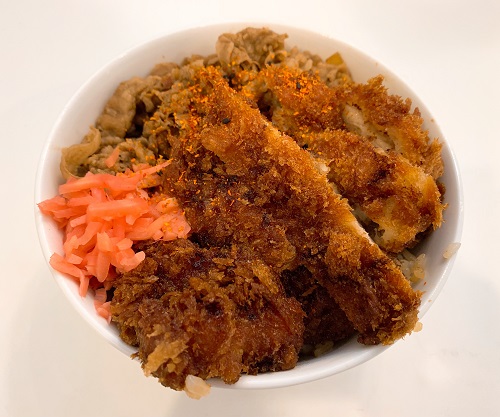 珍丼亭の神戸カツ牛丼