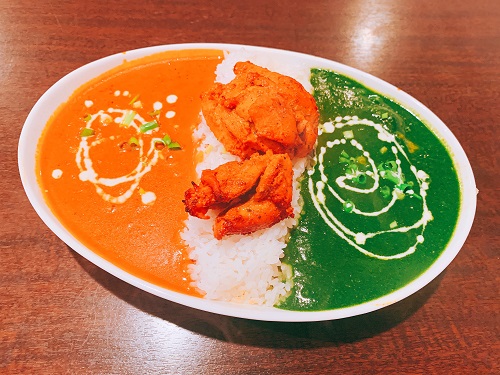 サムンドラマハルのWカレーライス