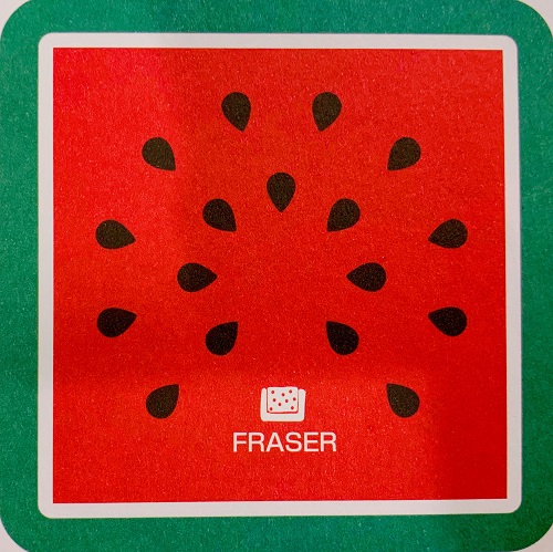 ボローニャ スイカパンのコースター