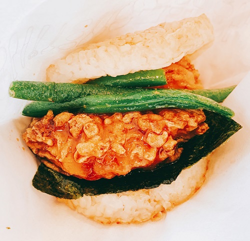 モスライスバーガー海老の天ぷら