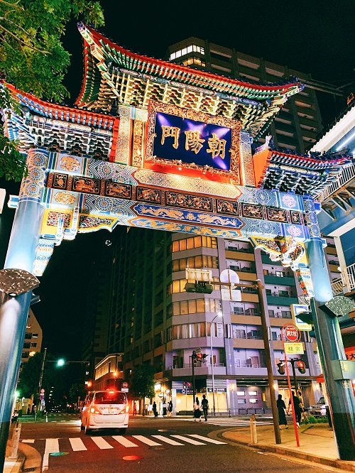 横浜中華街 朝陽門