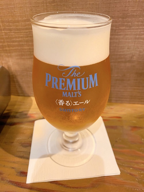 うしごろバンビーナ五反田店のザ・プレミアム・モルツ