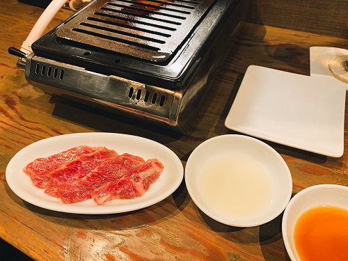 うしごろバンビーナ五反田店のハラミ一人前(焼く前)