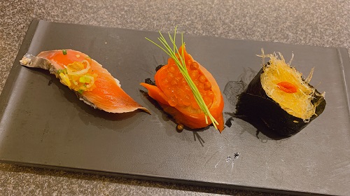 すしざんまいの秋の味覚にぎり
