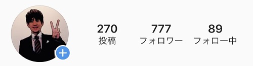 フォロワー777人