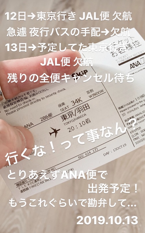 徳島⇒東京 JAL