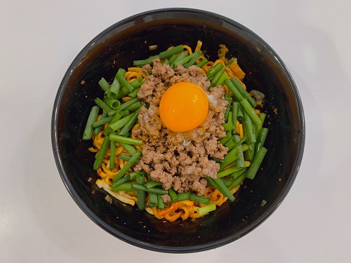 蒙古タンメン中本の辛旨焼きそばのアレンジ
