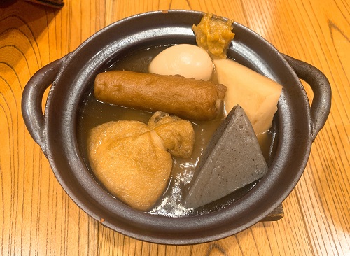 うまかもん博多酒場のおでん盛り合わせ