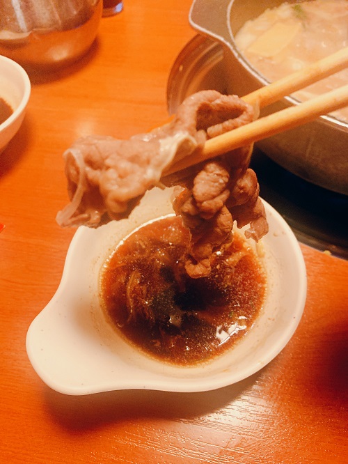 かごの屋のうめ豚とポン酢