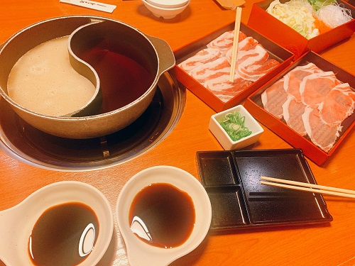 かごの屋のイベリコ豚コース