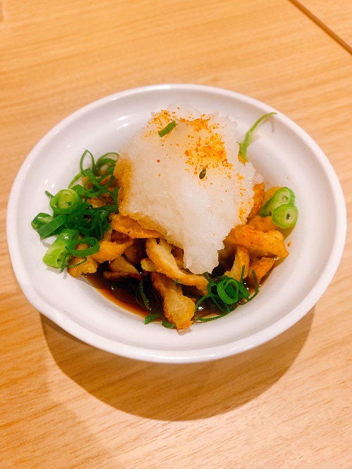 かつれつ亭 二番町店のとり皮酢