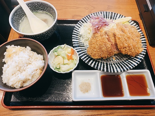 牛たん伊之助の牛かつ定食