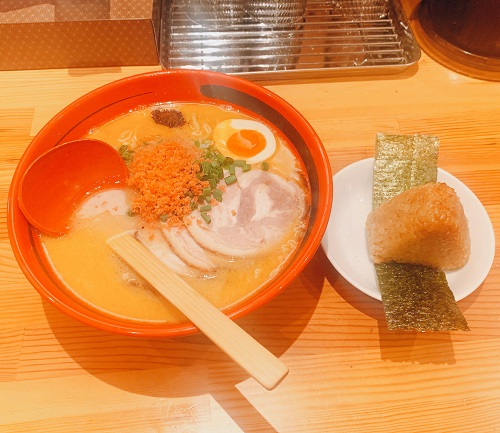 えびそば一幻 新宿店のあじわい塩とえびおにぎり