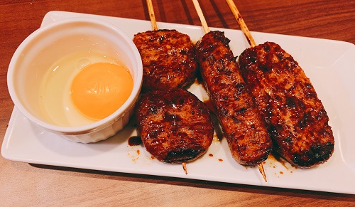 やきとりの扇屋のつくね盛合せ