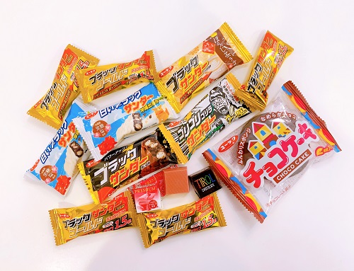ブラックサンダー詰め合わせとルビーチョコレート