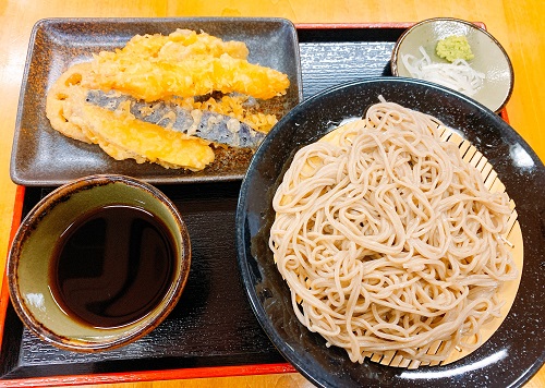 藪蕎麦てんやの天ざるそば