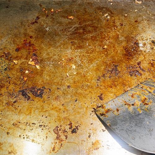 お好み焼 ゆかり梅田店のゆかり焼の食べ終わり