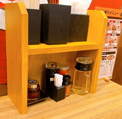 ちゃんぽん亭総本家 本町店の調味料