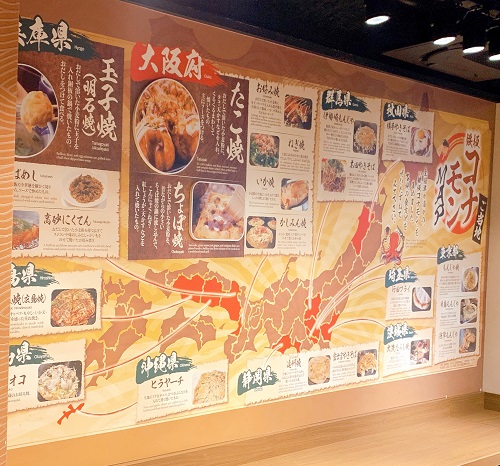 コナモンミュージアムの店内