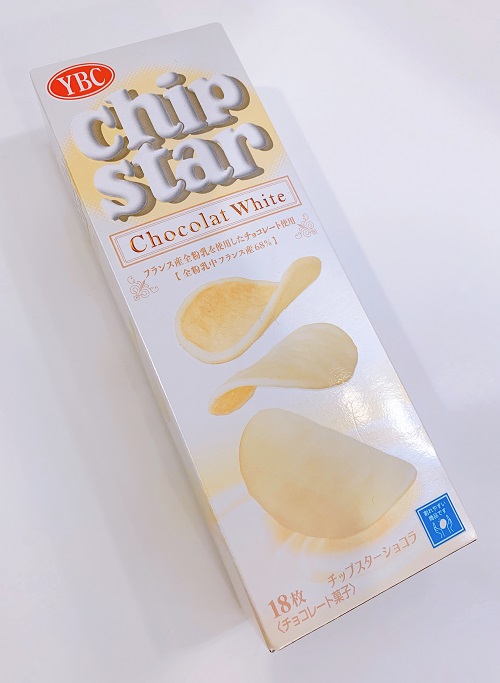 チップスターホワイトチョコの外観