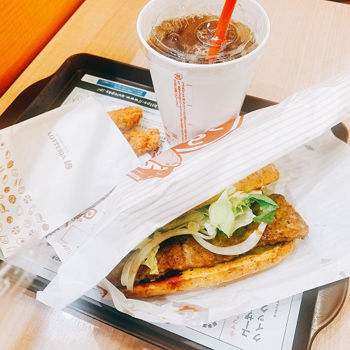 ロッテリア リブサンド ポークのチキンスティックセット