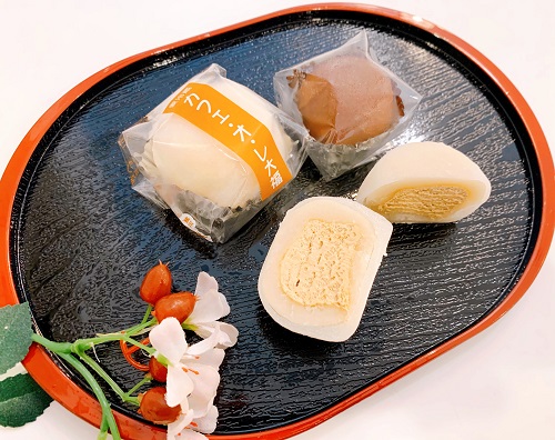 菓匠 孔雀のカフェオレ大福