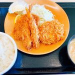 揚げもの尽くしで行ったりました!かつやさんの海老・ヒレ・メンチカツ定食☆
