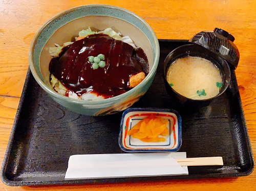 味司 野村(カツ丼 野村)のドミグラスソースカツ丼
