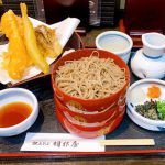 移動で大変な思いをしたご褒美です☆献上そば 羽根屋本店さんの天ぷら割子そば!<前編>