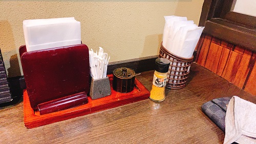 献上そば 羽根屋 本店の薬味